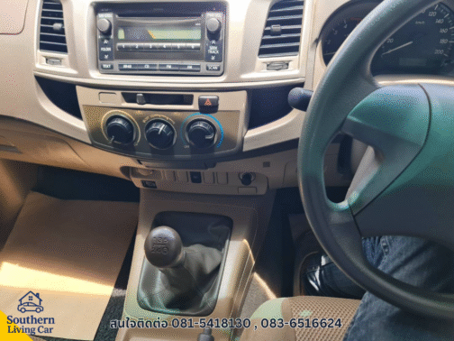 Toyota Hilux Vigo Champ 2.5 E ปี 2013 รถยนต์มือสอง อ.หาดใหญ่ จังหวัด สงขลา - Image 8